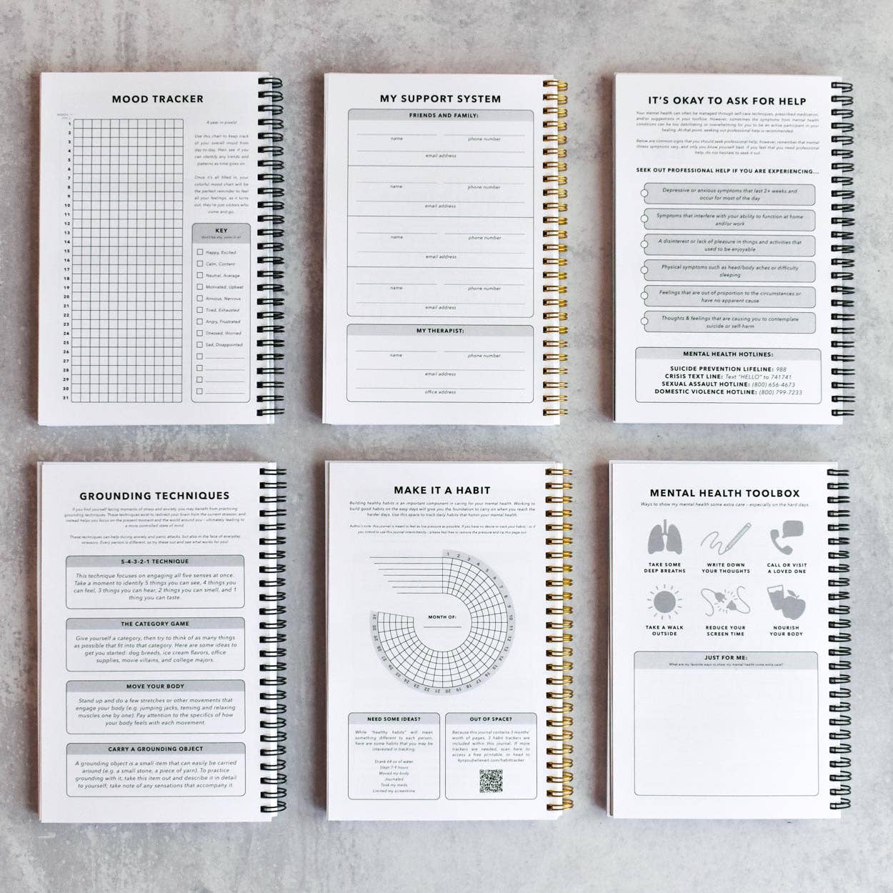 Don't Bottle Up Your Emotions Mental Health Journal