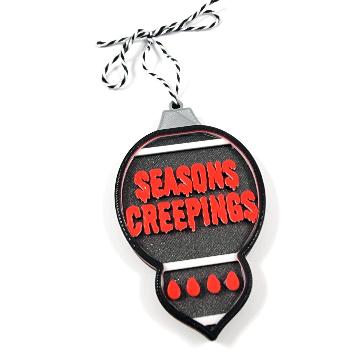 Seasons Creepings 3D Printed Spooky Christmas Ornament