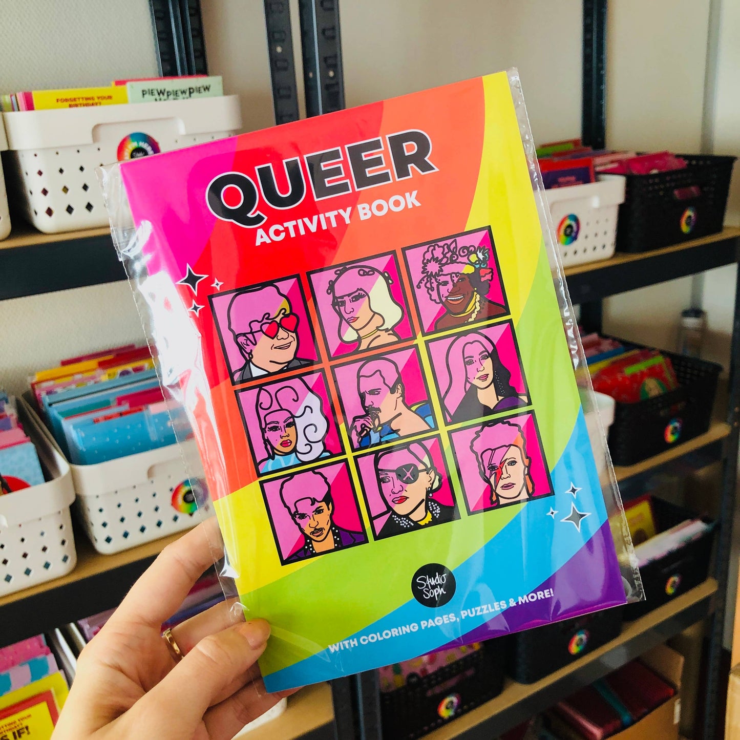 Queer LGBTQ+ Activity Coloring Book