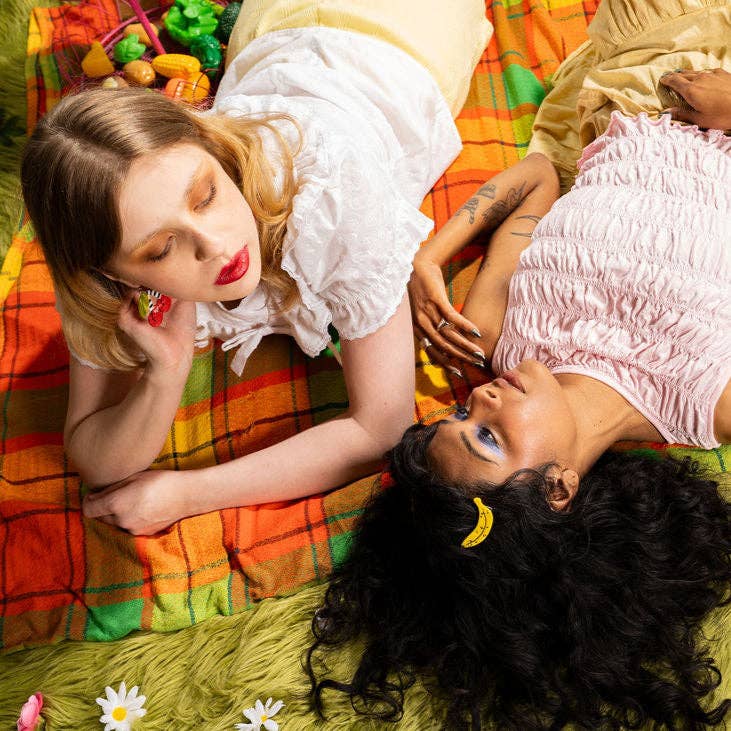 Ripe Banana Hair Clips