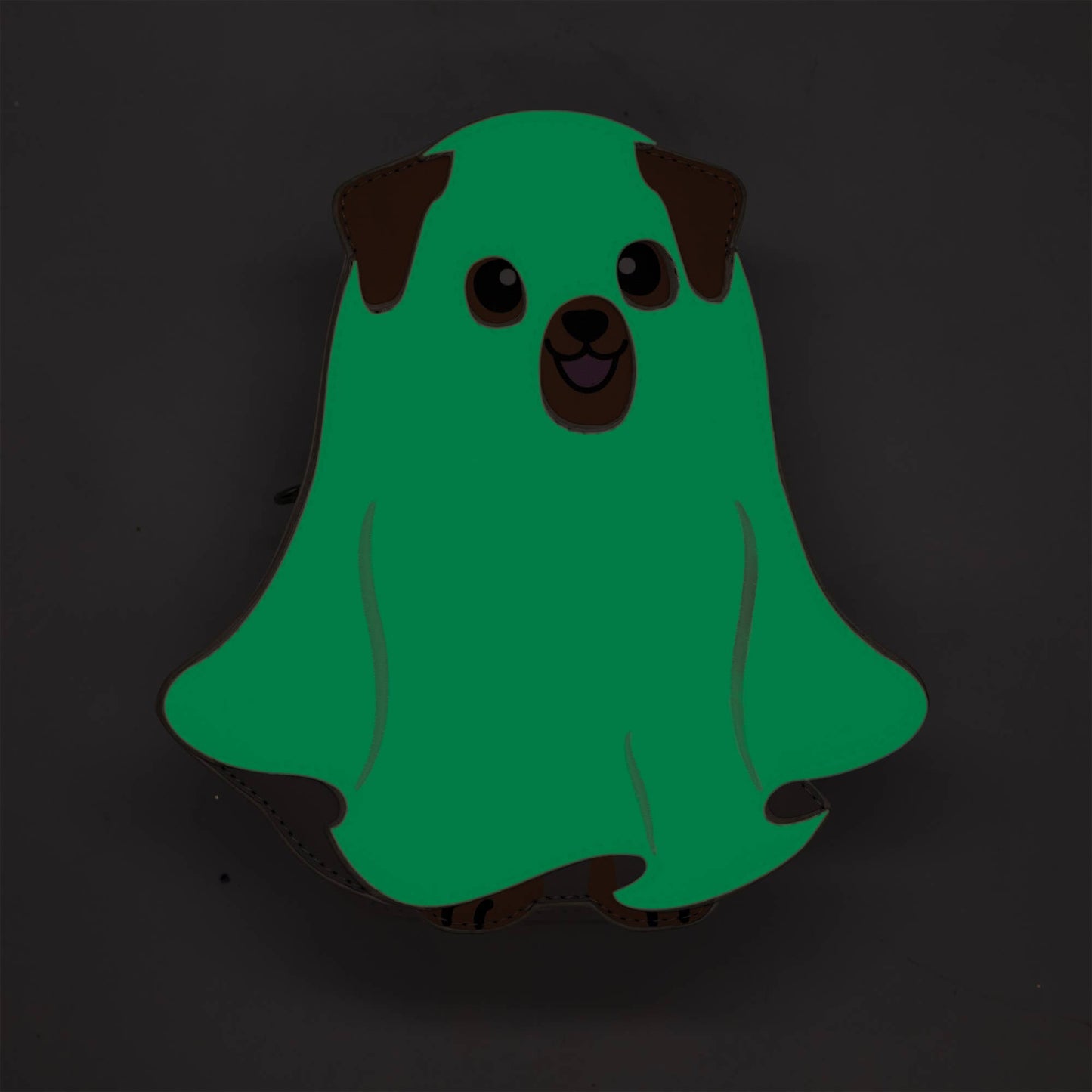GLOW-IN-THE-DARK Ghost Dog Handbag