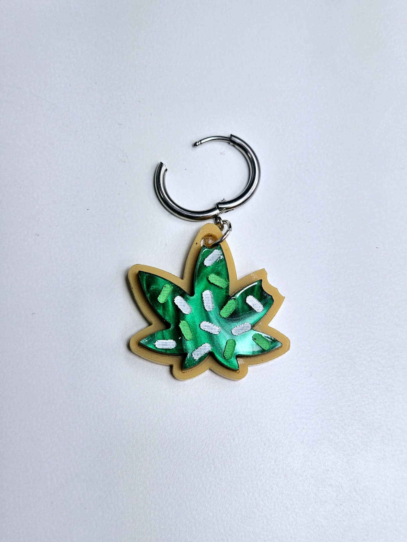 Mary Jane Weed Cookie Earrings
