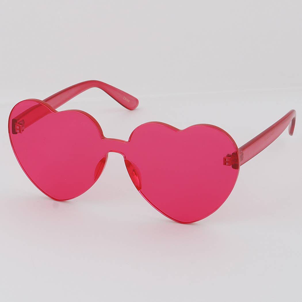 Rimless Heart Sunglasses