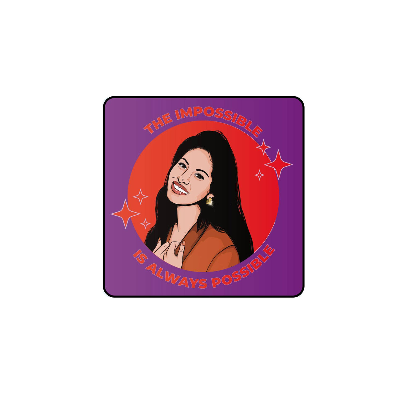 Selena Square Coaster