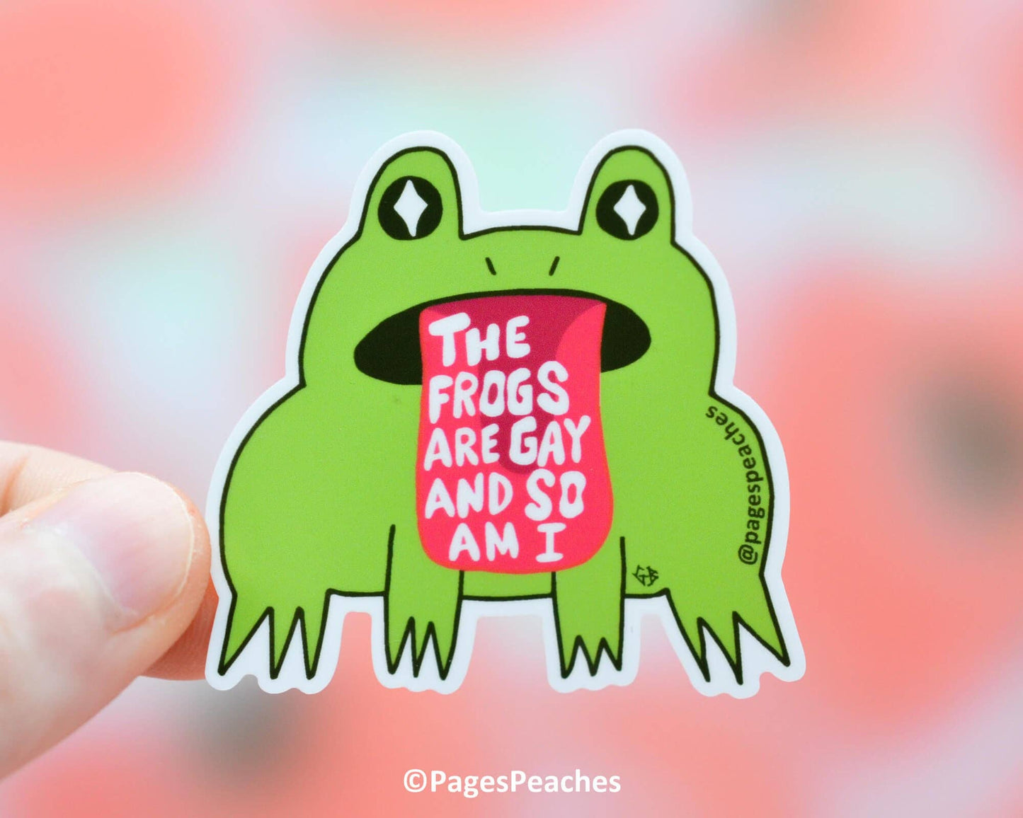 Gay Frog Sticker