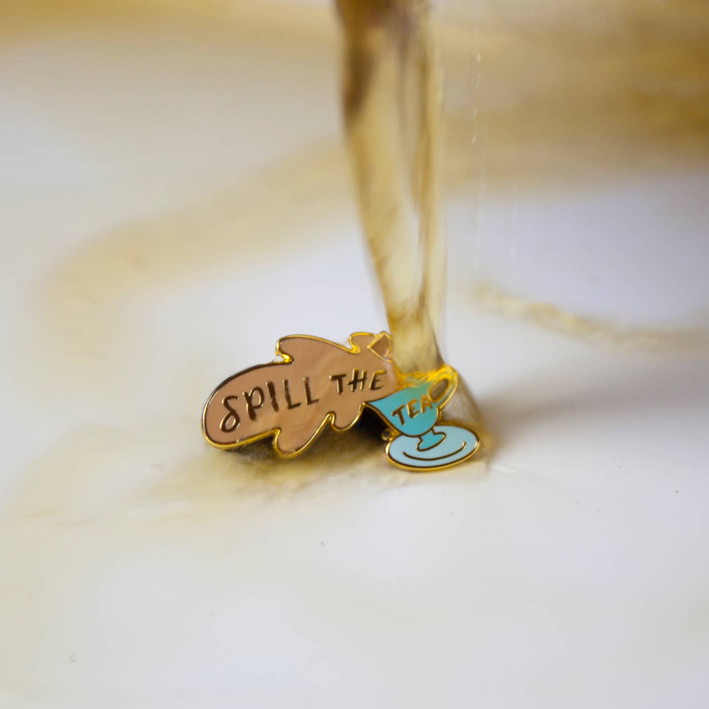 Spill The Tea Pin