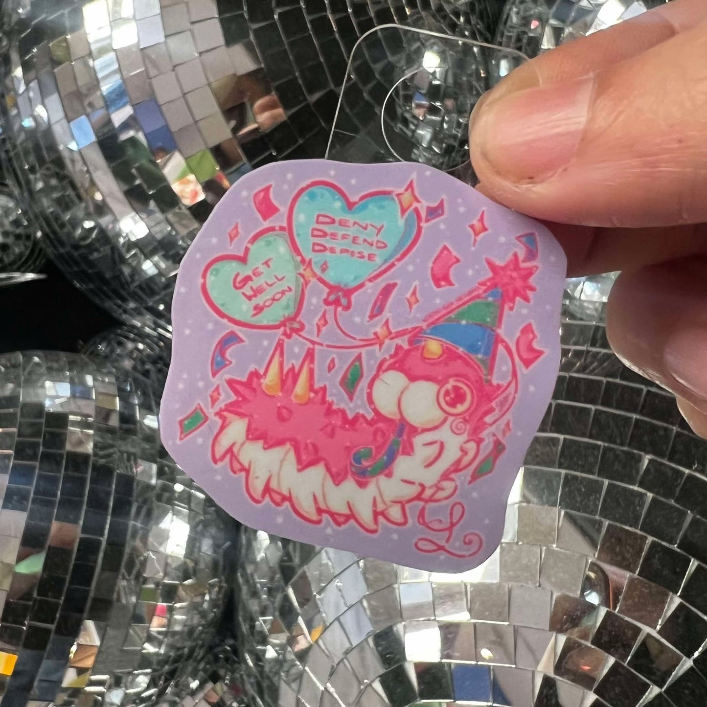 Party Worm Sticker