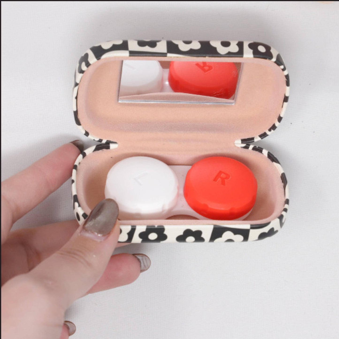 Contact lens case - Flowers