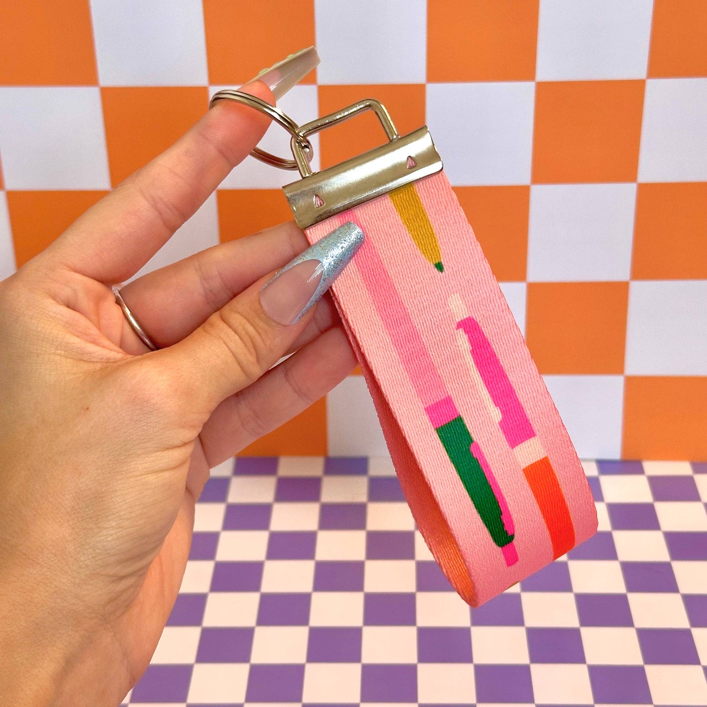 Teacher Gift Pens Handmade Wristlet Key Fob Keychain