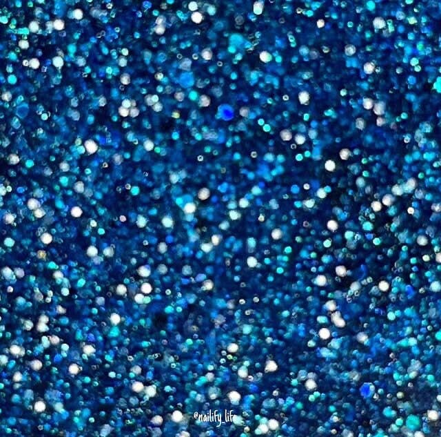 Starry Night - Sparkling Glitter Blue - Nail Polish