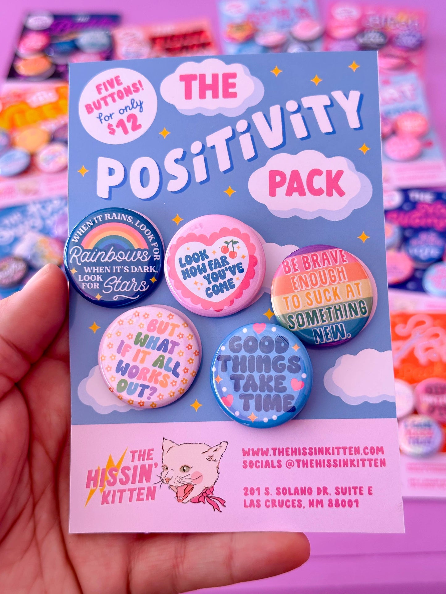 The Positivity Button Pack