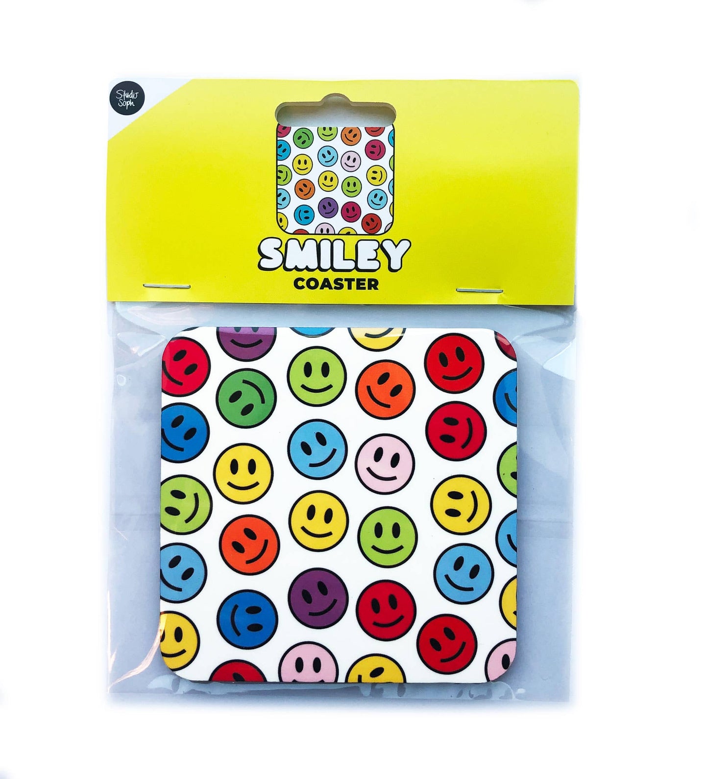 Smiley Square Coaster