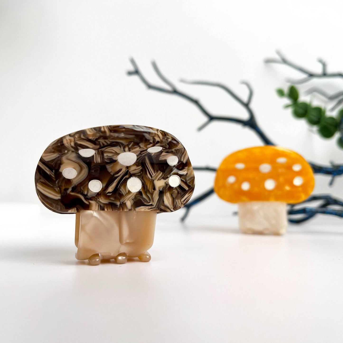 Mushroom Hair Claw Clip