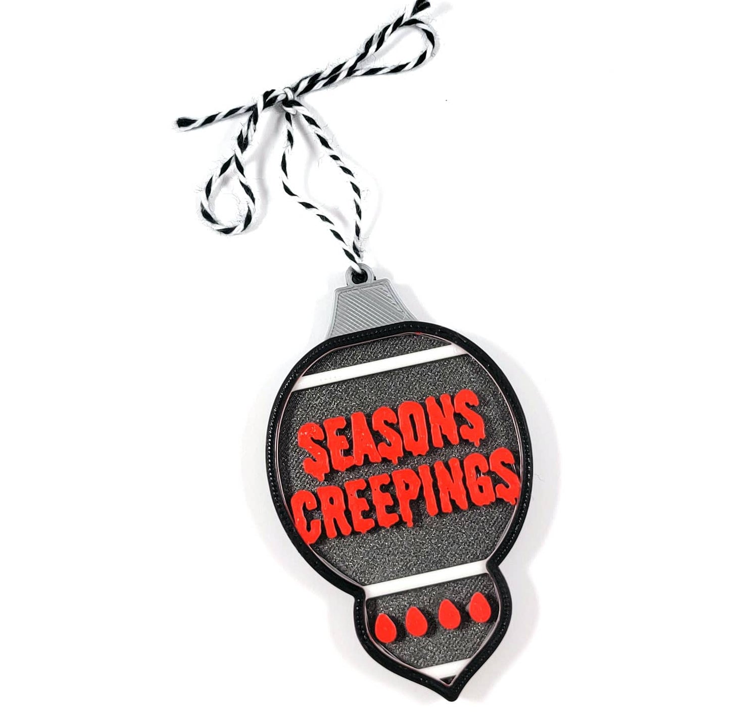 Seasons Creepings 3D Printed Spooky Christmas Ornament