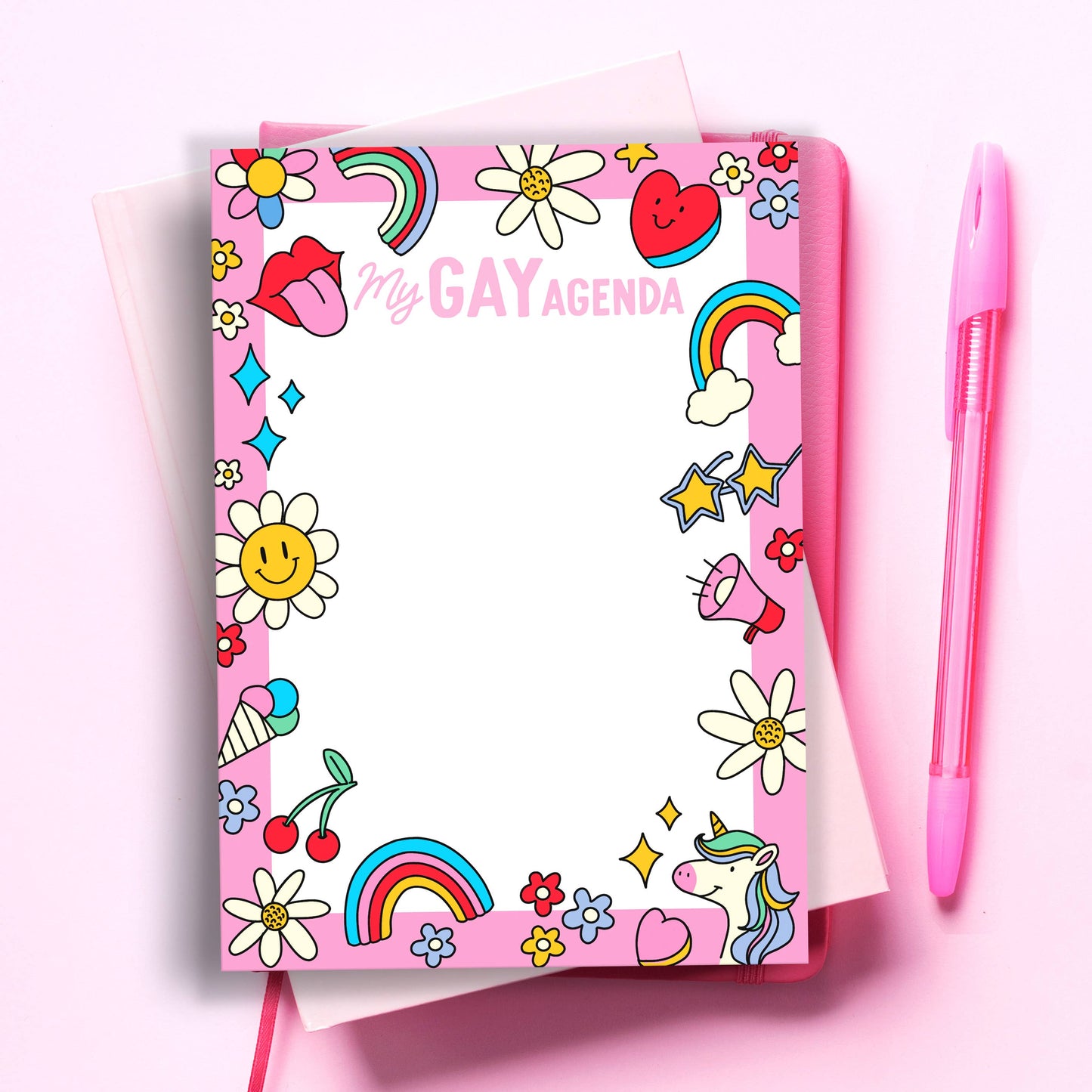 My Gay Agenda Notepad