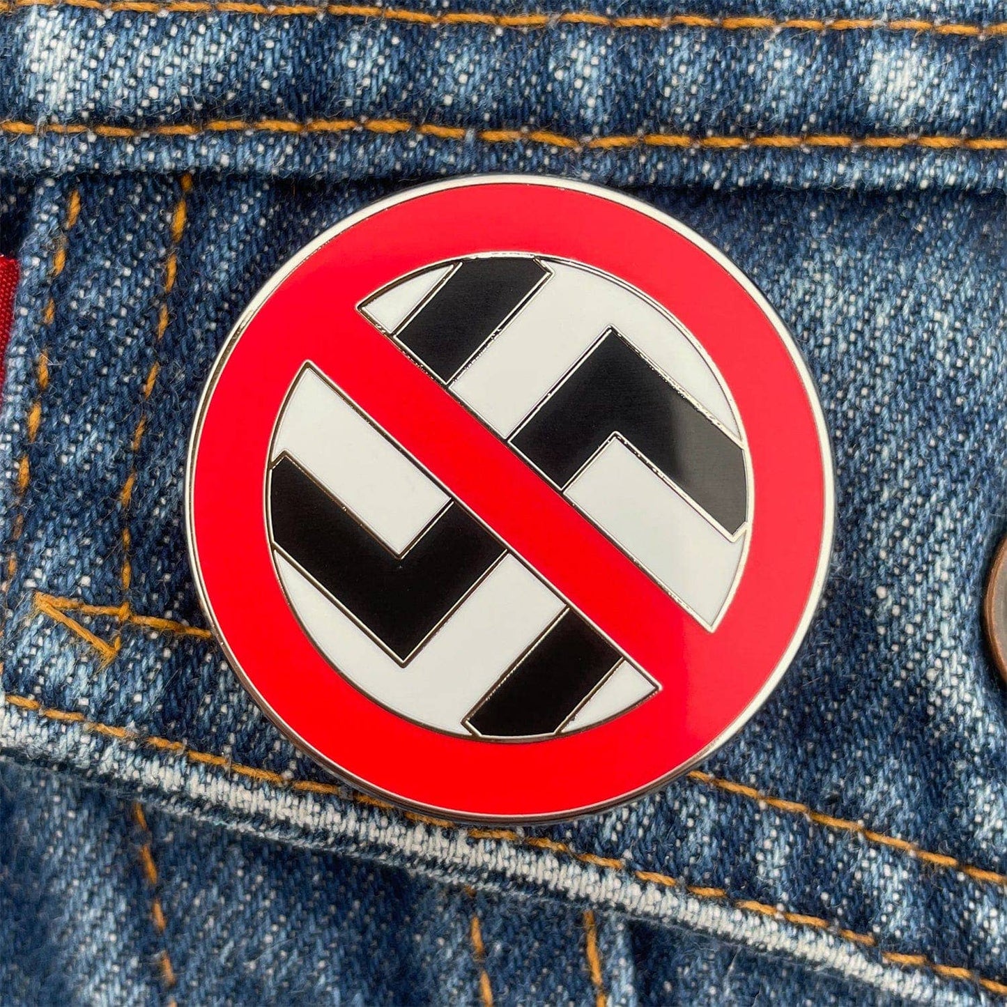 No Nazis Pin