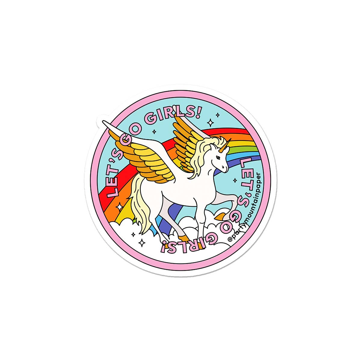 Unicorn Rainbow Sticker