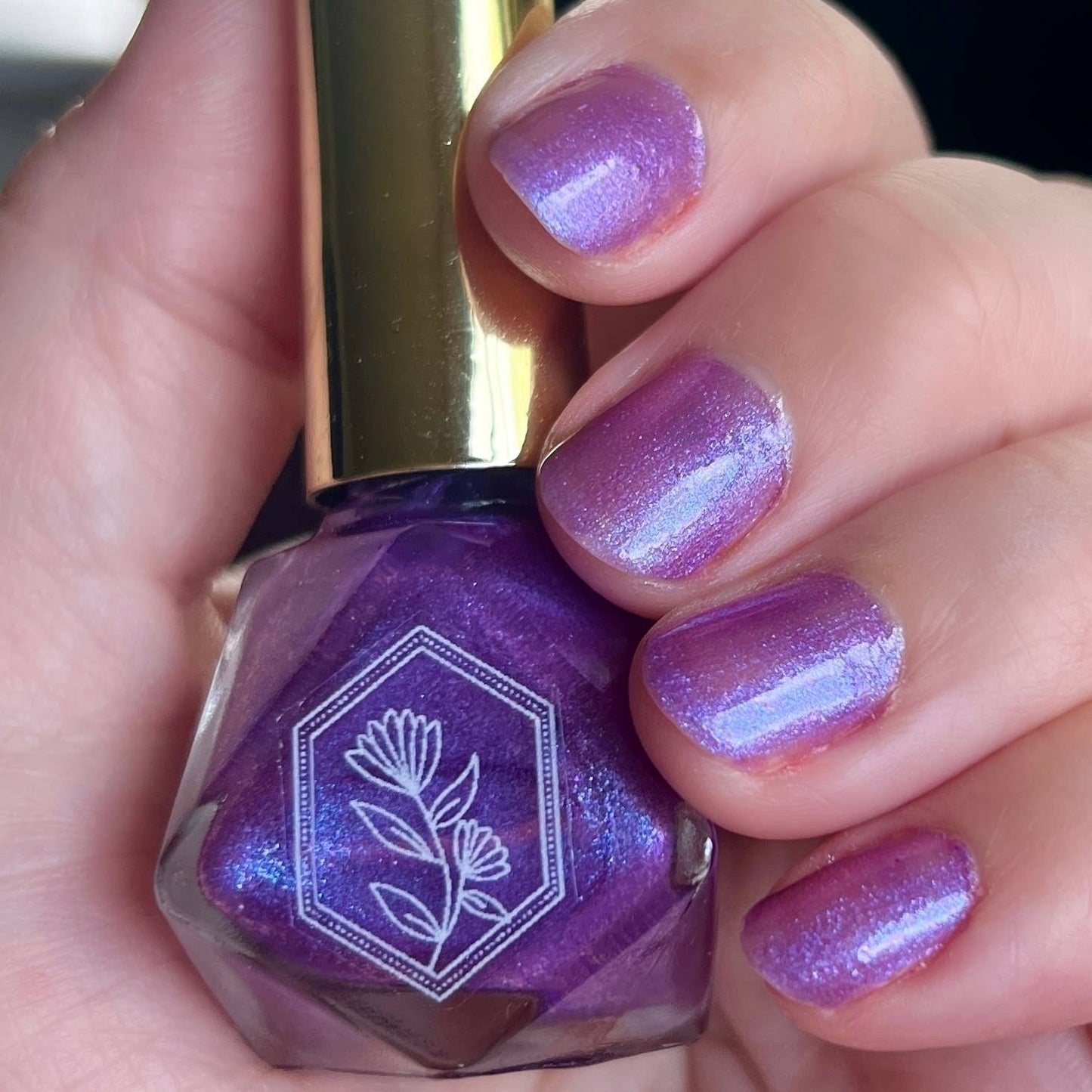 Enchanted - Enchanting Glowing Purple Nail Polish