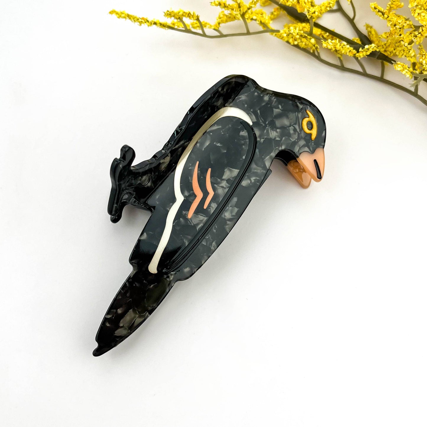Moonlit Raven Hair Claw