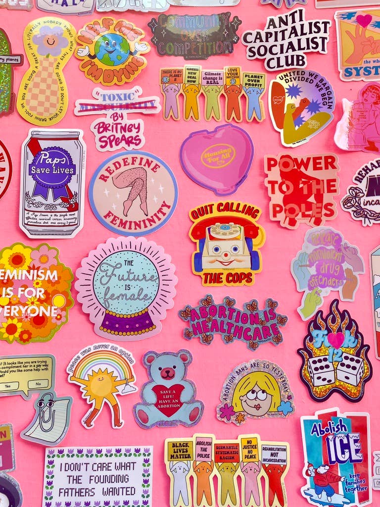 Abortion Bans Are So Yesterday Glitter Sticker