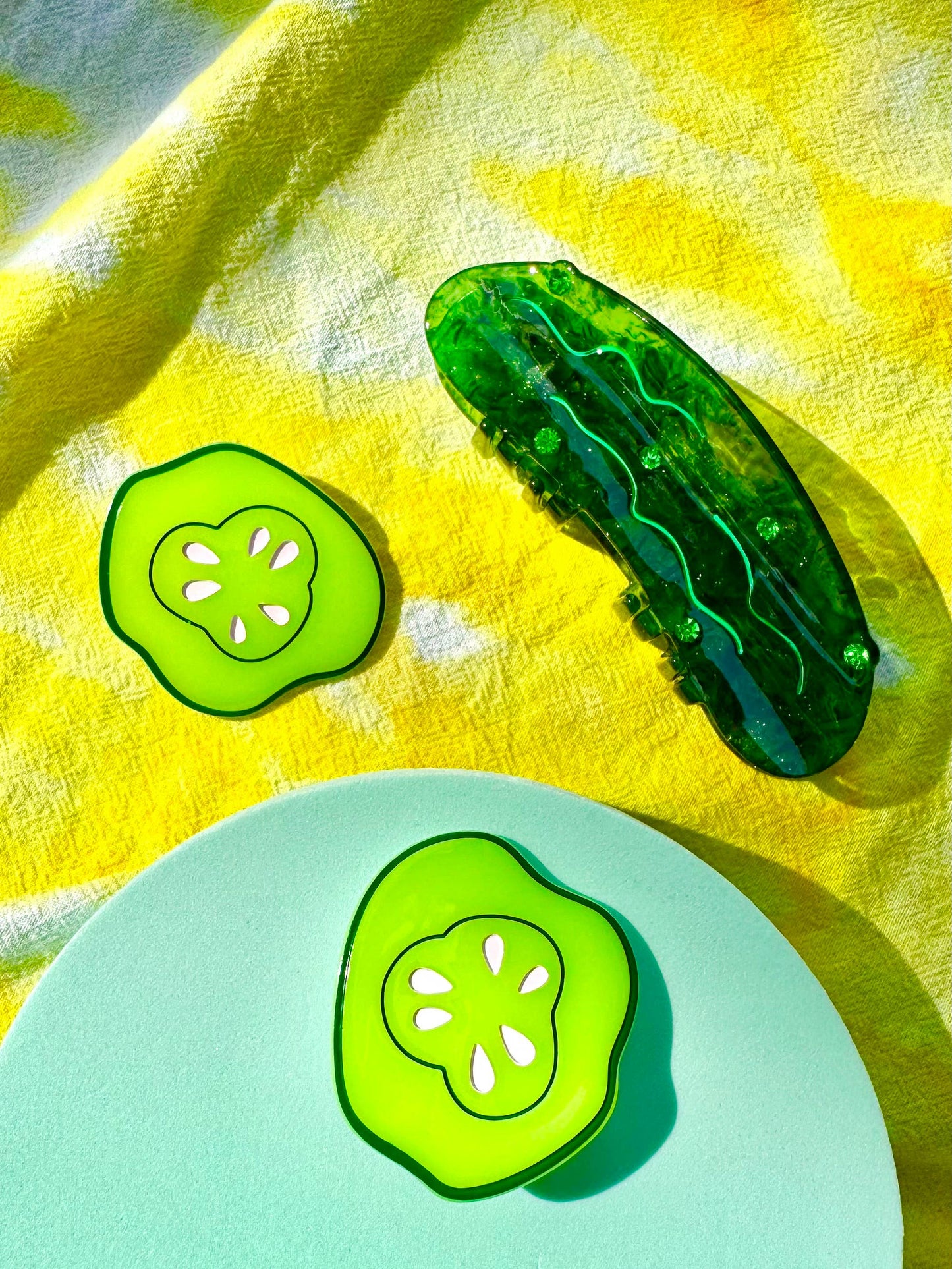 Pickle Hair Clip Set