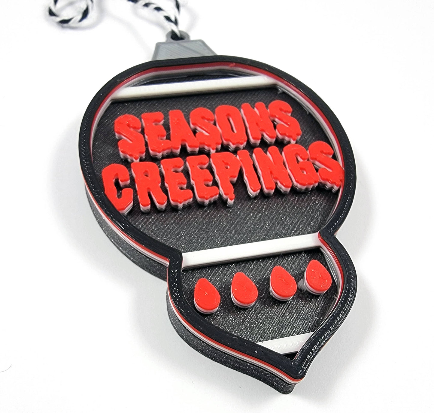 Seasons Creepings 3D Printed Spooky Christmas Ornament
