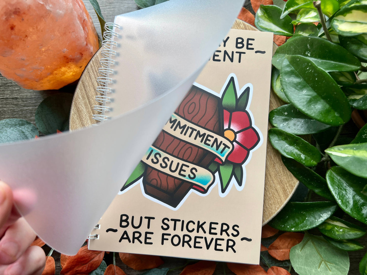 6" x 8" Sticker Book with 50 Pages of Reusable Sticker Paper