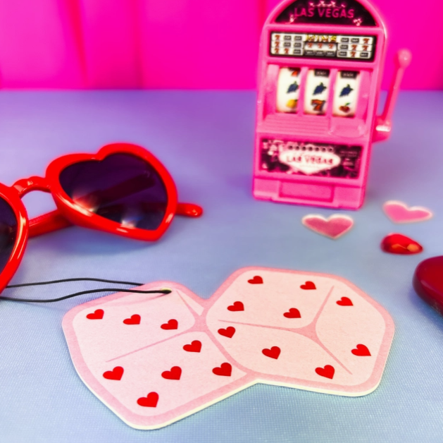 Heart Dice Air Freshener