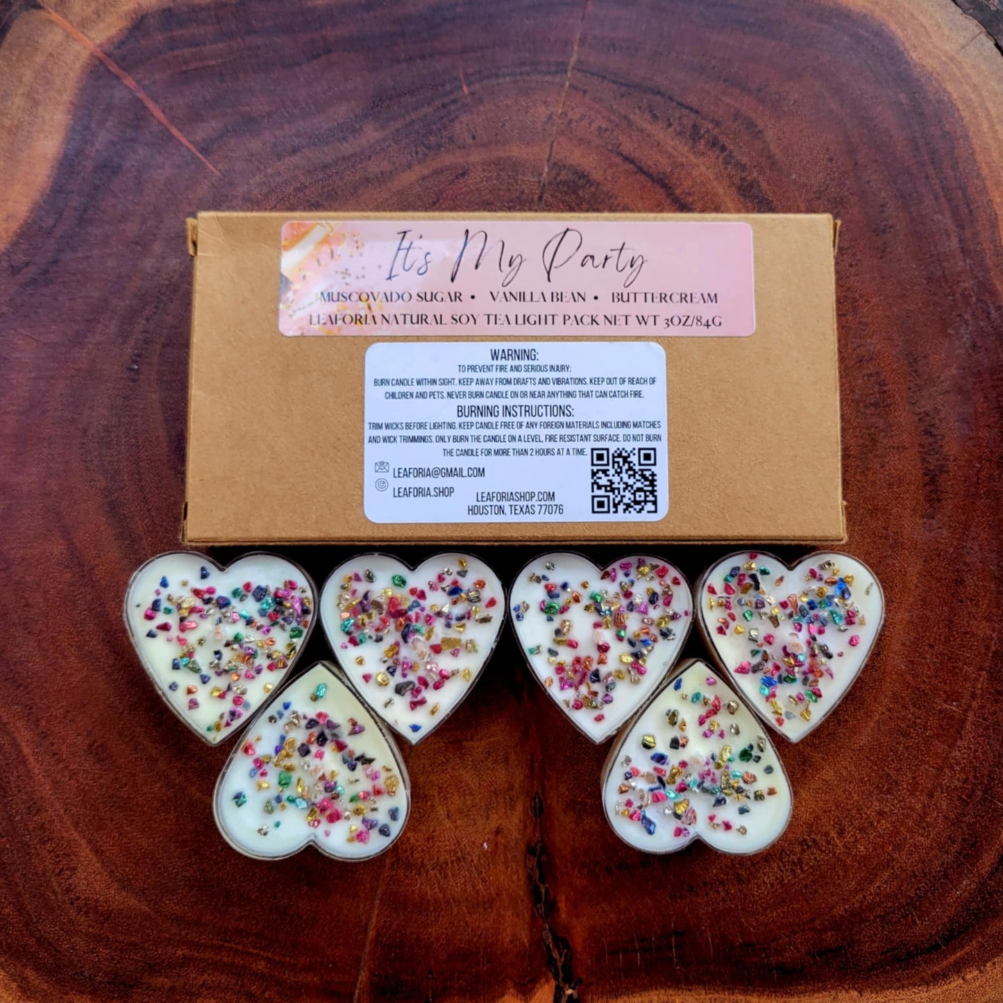 'It's My Party' Tealight Pack