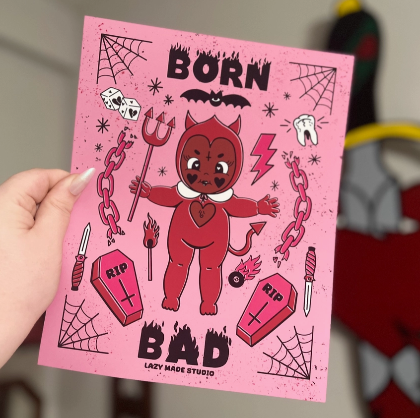 Born Bad 8x10 Art Print