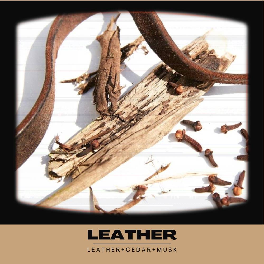 Leather 3C Scents Candle