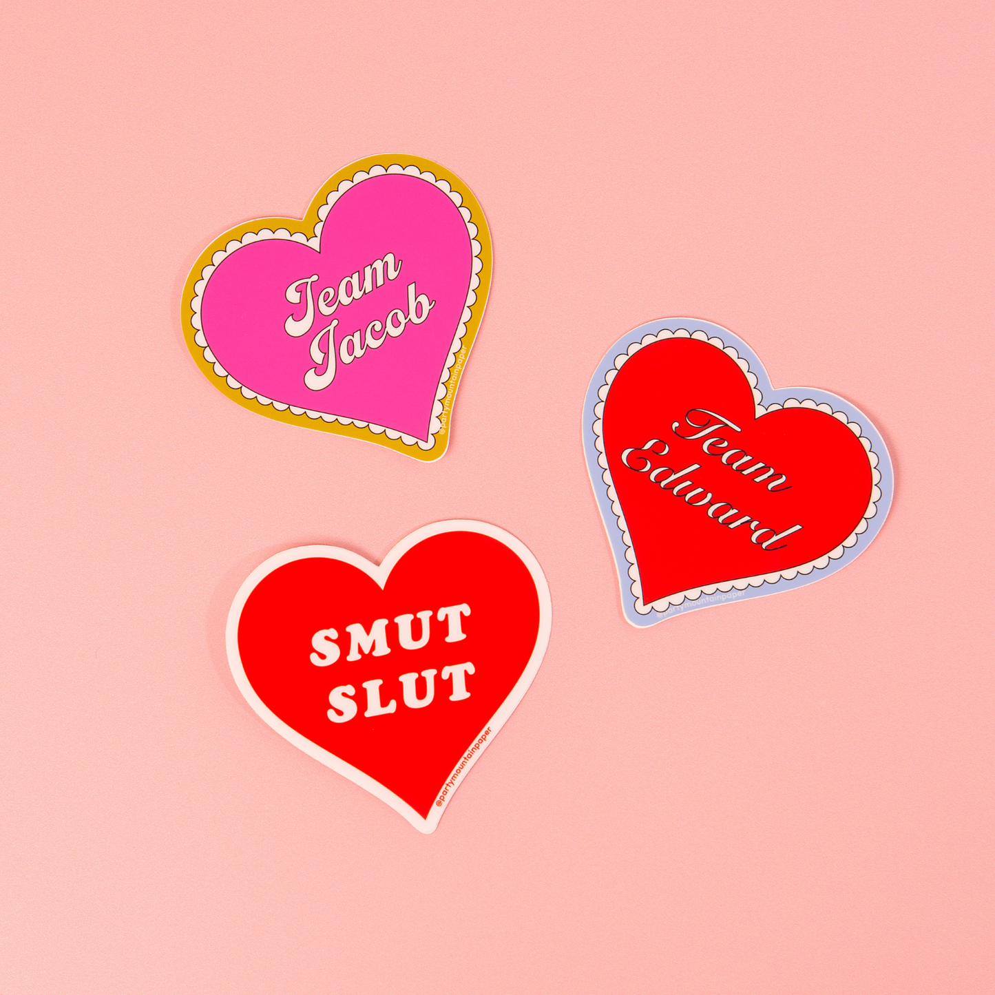 Team Edward Heart Sticker