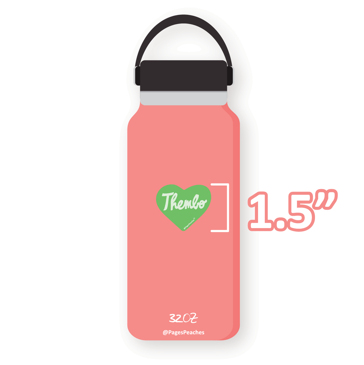 "Large" Thembo Sticker