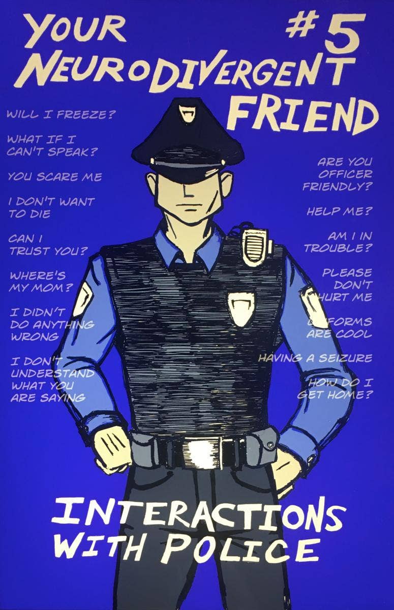 Neurodivergent Pride #10: Interactions with Police (Zine)
