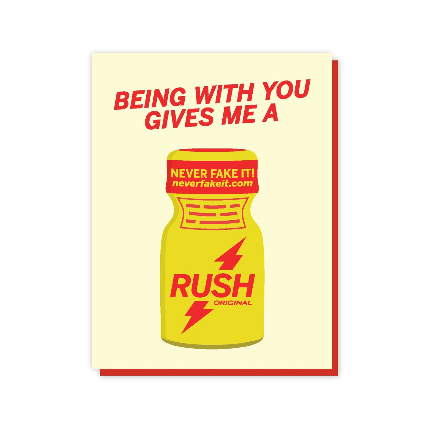 Being With You Gives Me a Rush - A2 card