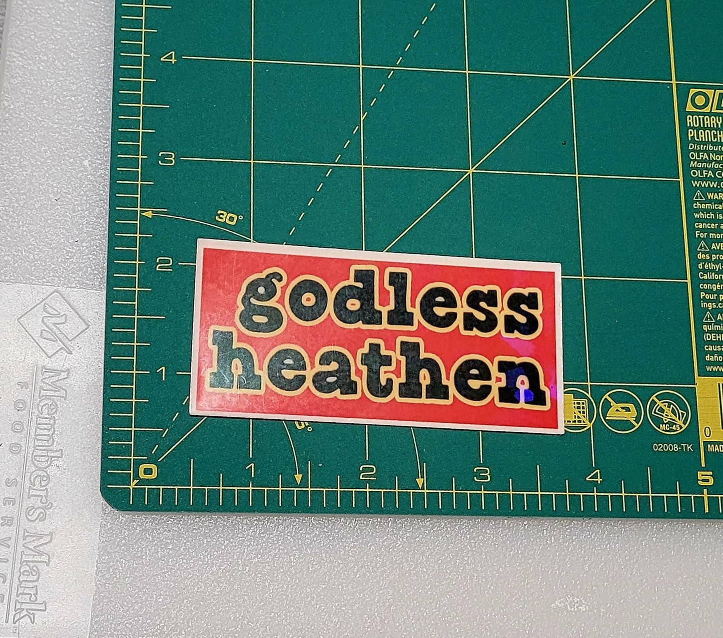 Godless Heathen Sticker