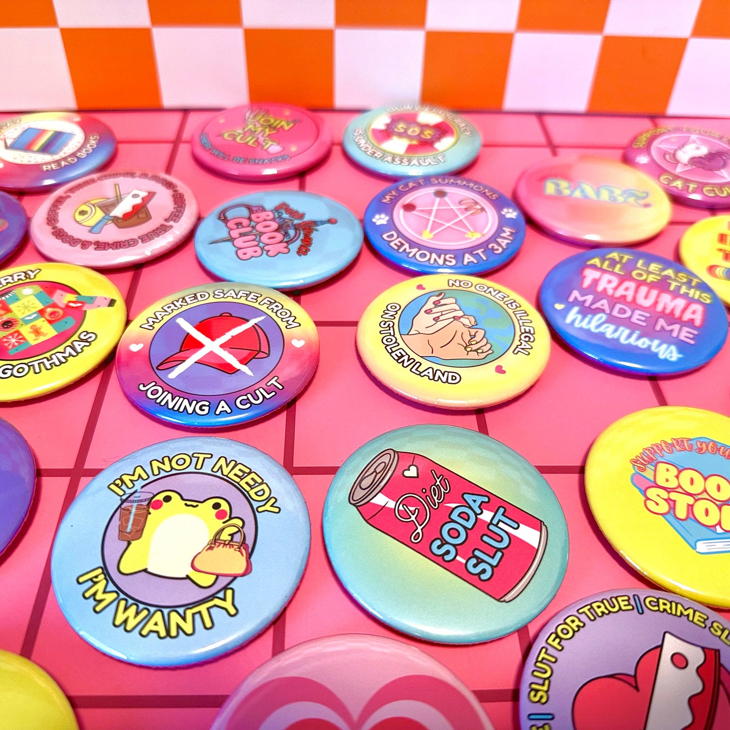 Make Hate Pin Pinback Button