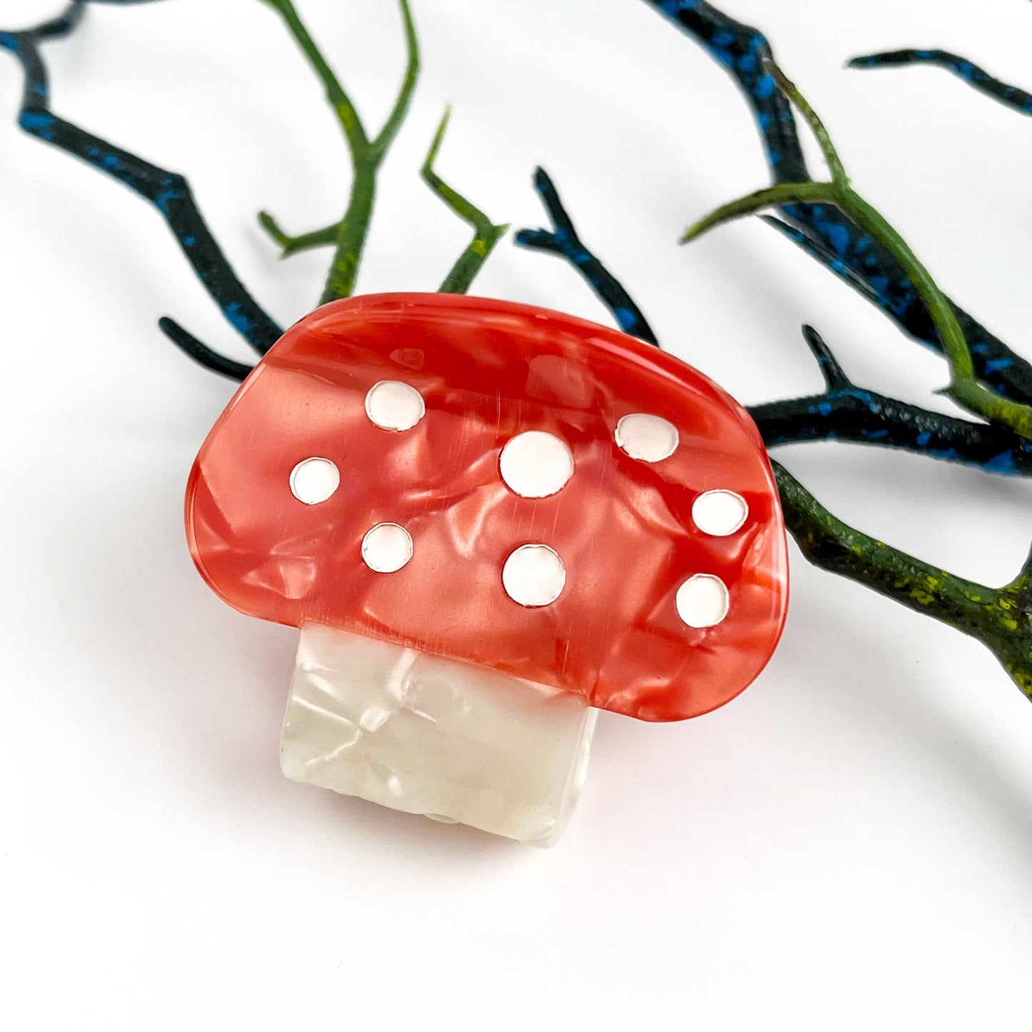 Mushroom Hair Claw Clip