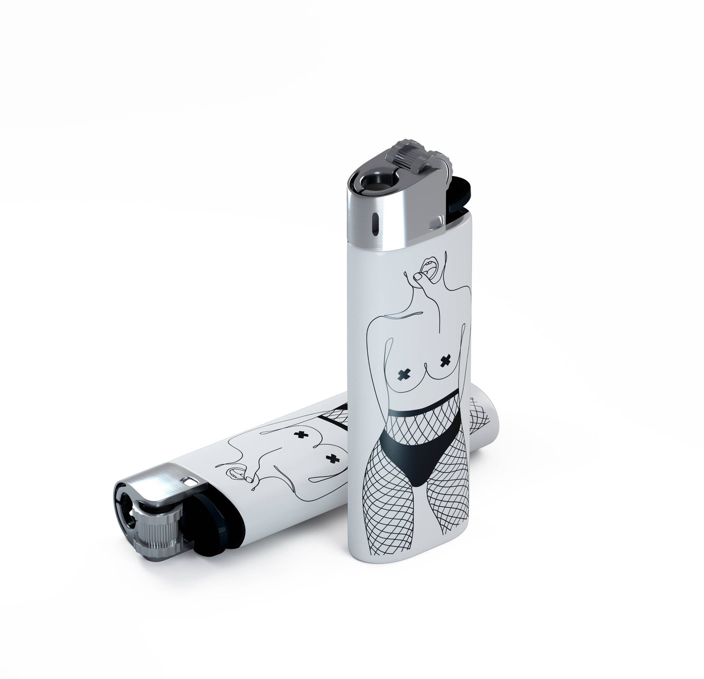 Erotic Fishnet Pasties Lighter