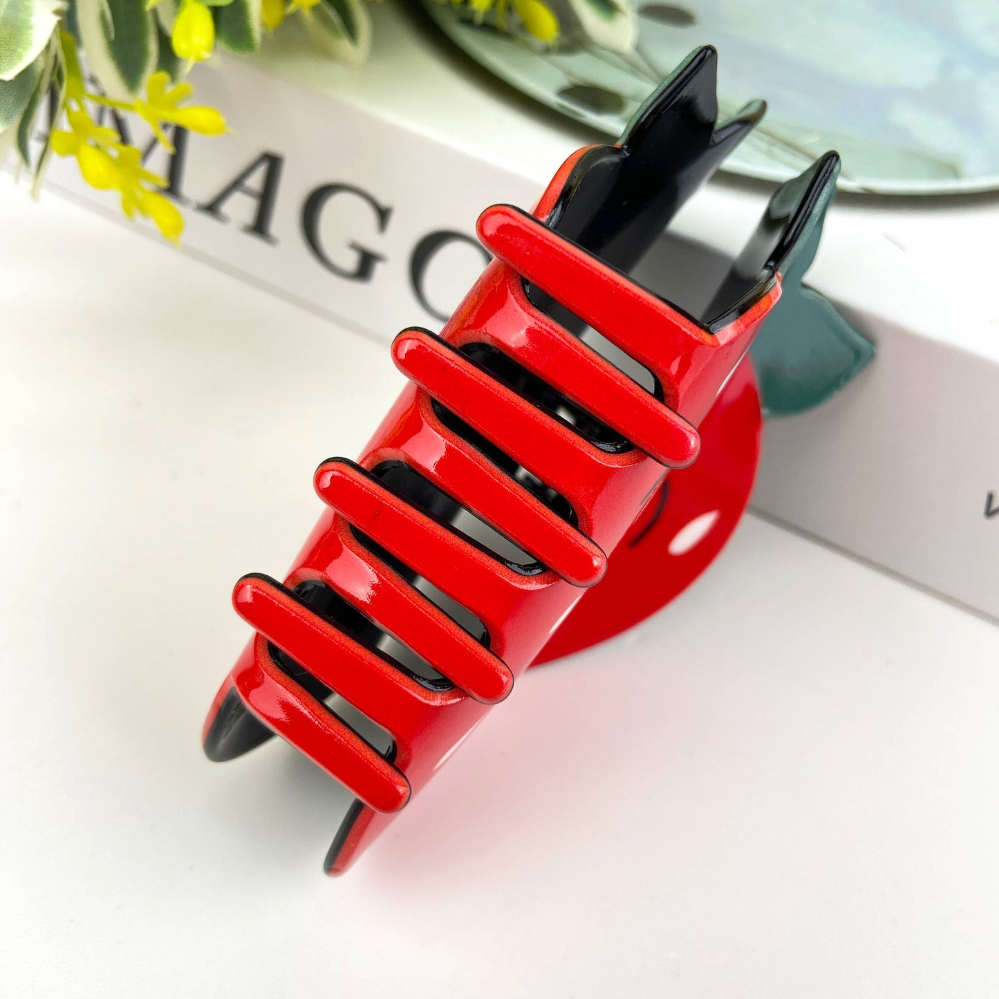 Cartoon fruit hair clips