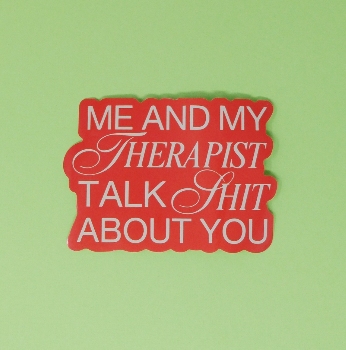 Therapy Sticker