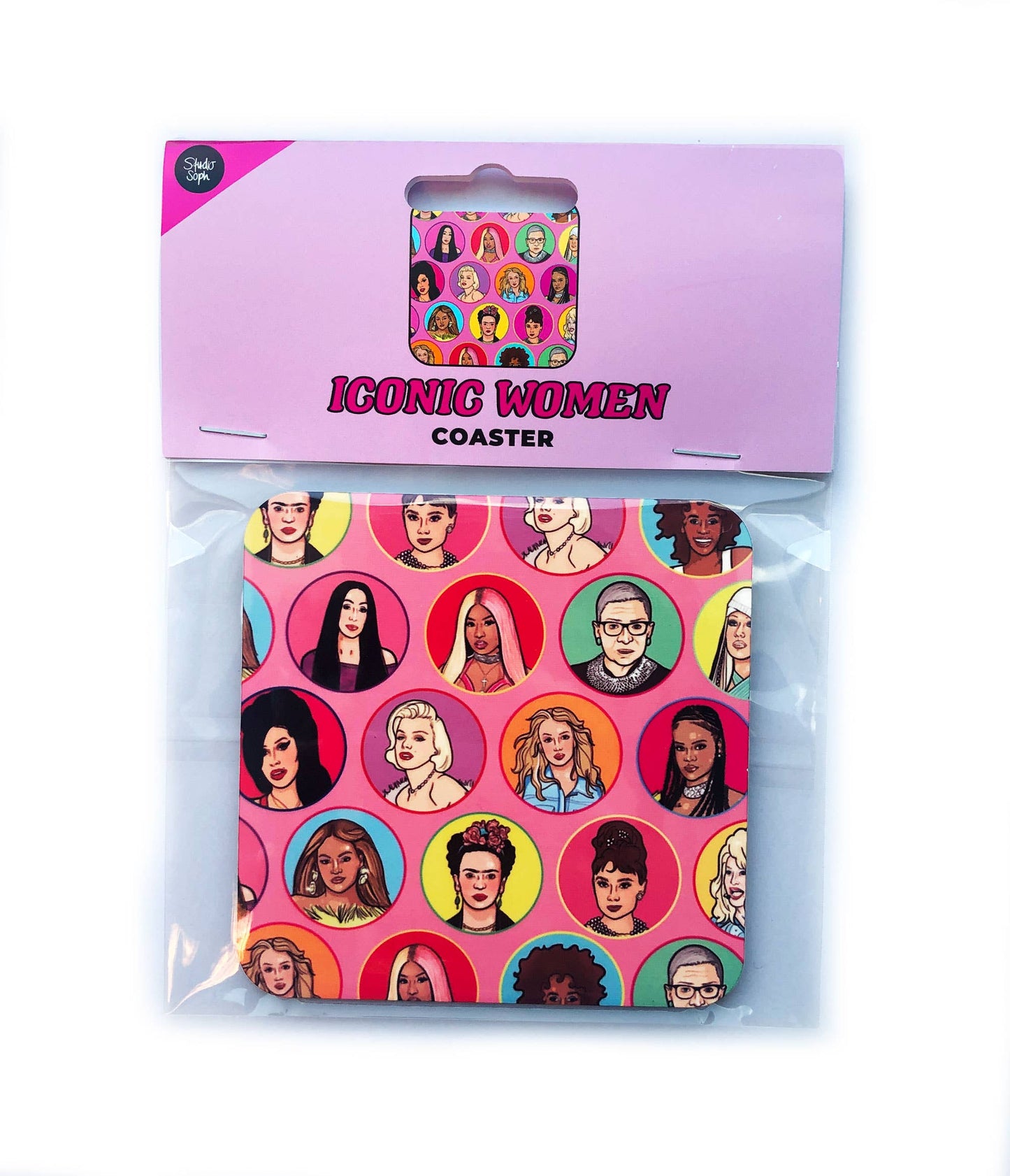 Iconic Woman Square Coaster