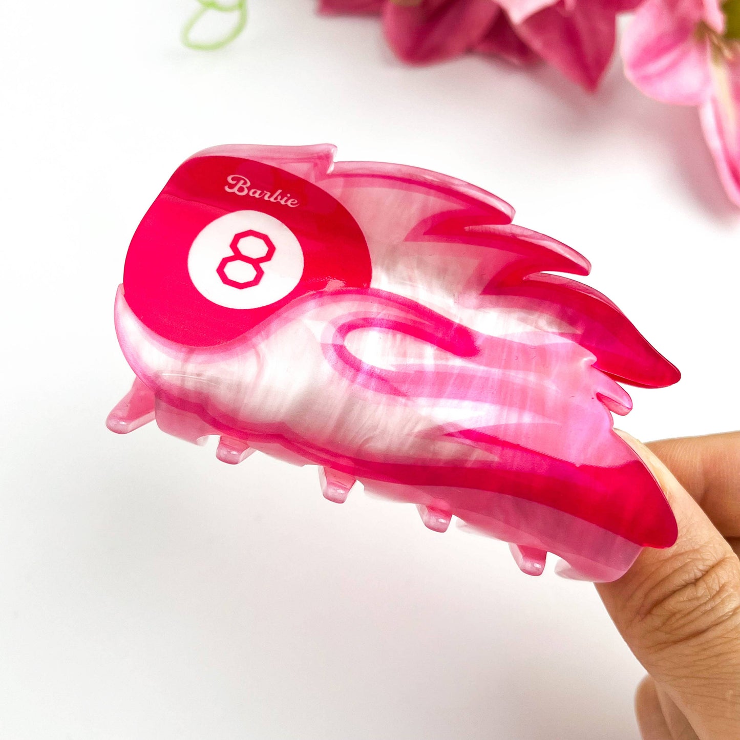 8 Ball Hair Clip