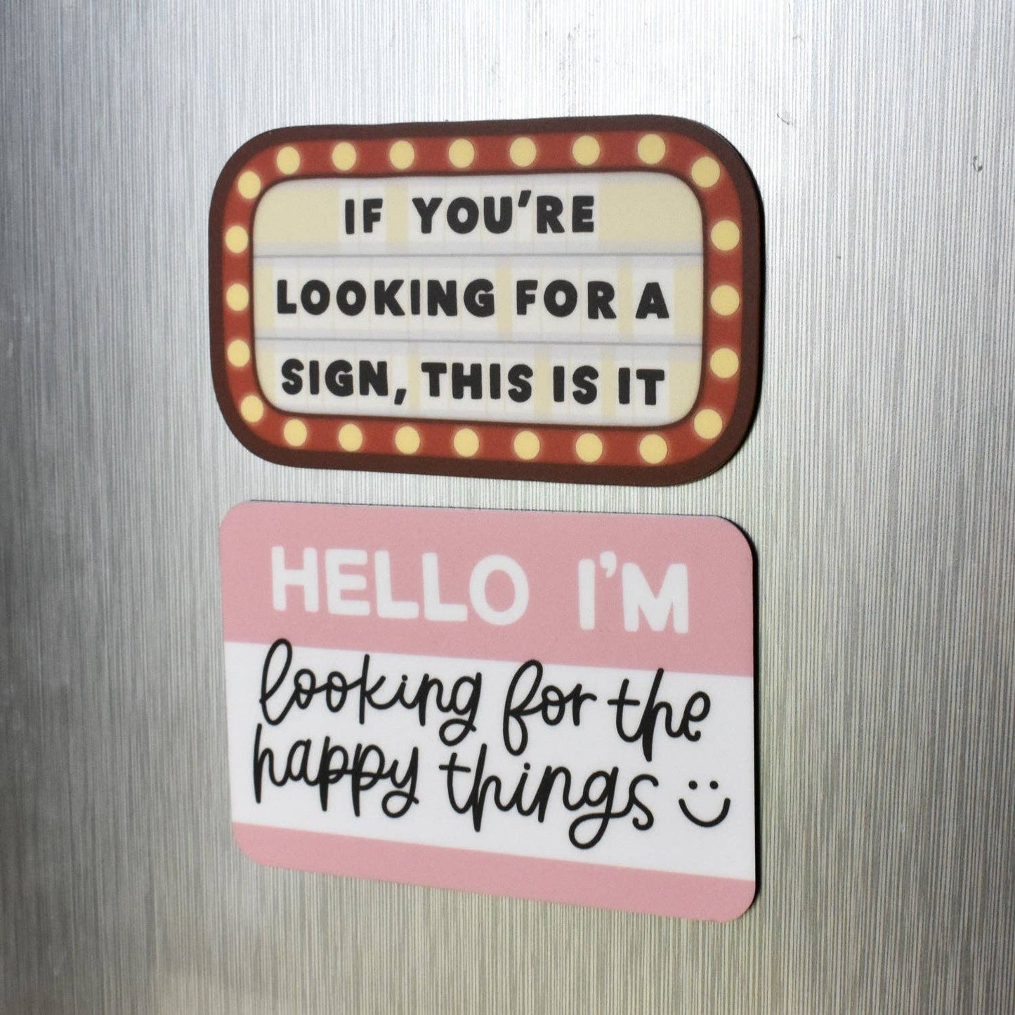 Hello / Happy Things Magnet