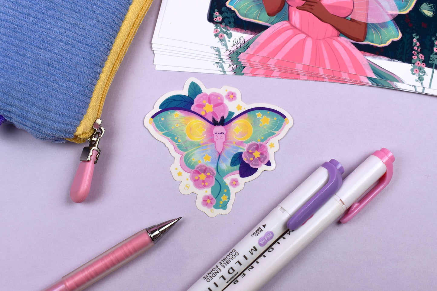 The Luna Moth Sticker