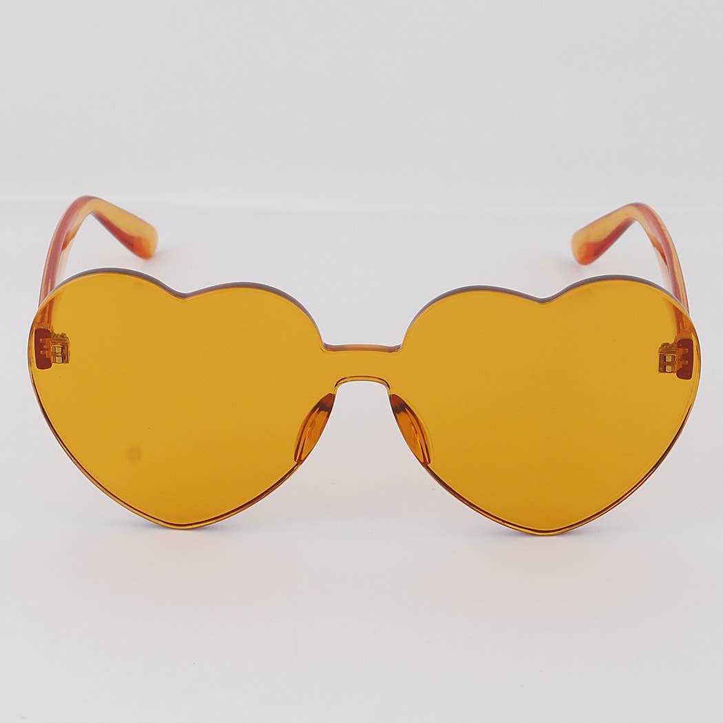 Rimless Heart Sunglasses