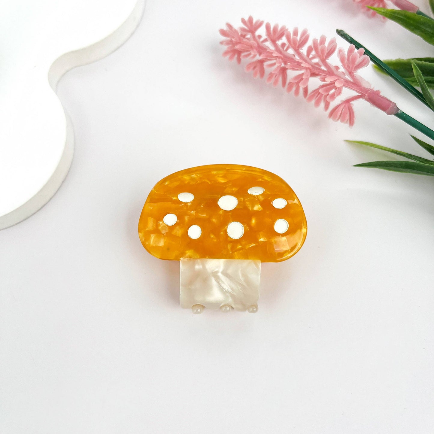 Mushroom Hair Claw Clip