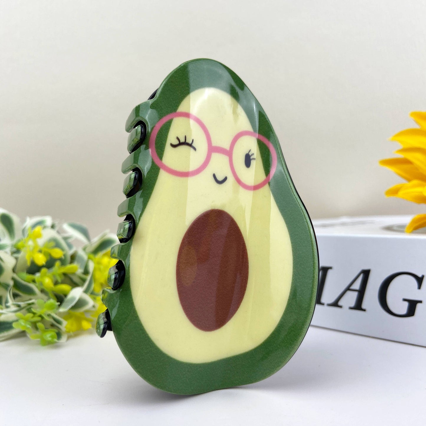 Cartoon fruit hair clips