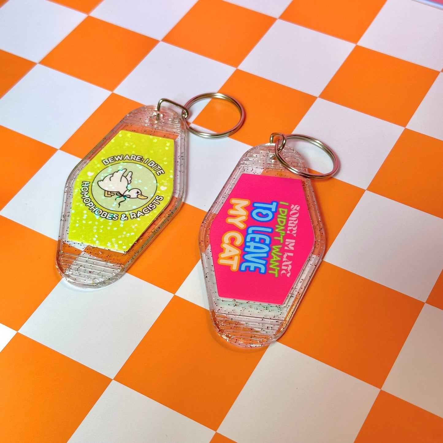 Therapy isn't...Funny Mental Health Trauma Motel Keychain