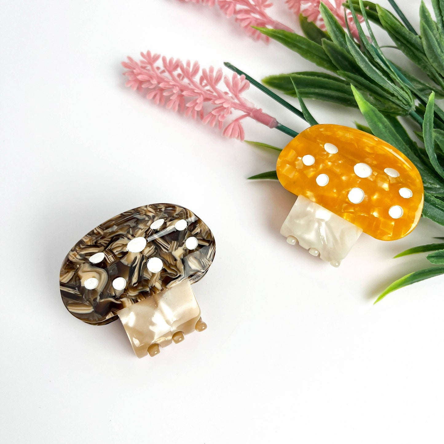 Mushroom Hair Claw Clip